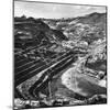 An Aerial View Showing the Hong Fat Open Pit Mine-Carl Mydans-Mounted Premium Photographic Print