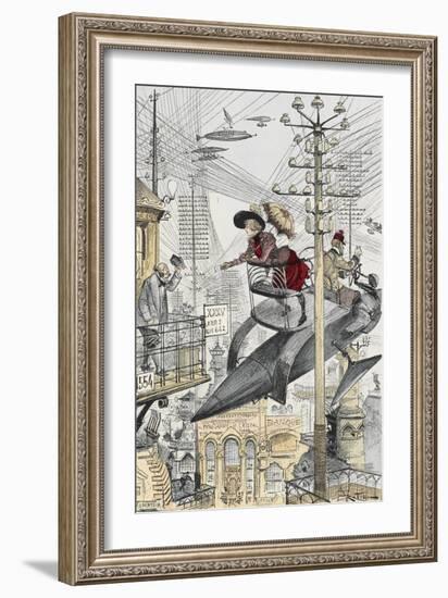 An Aero-taxi-null-Framed Giclee Print