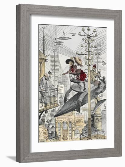 An Aero-taxi-null-Framed Giclee Print