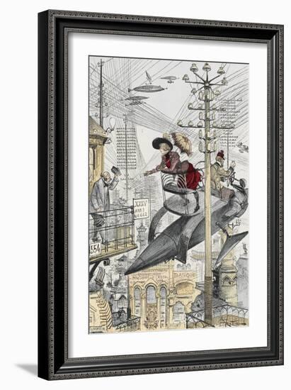 An Aero-taxi-null-Framed Giclee Print