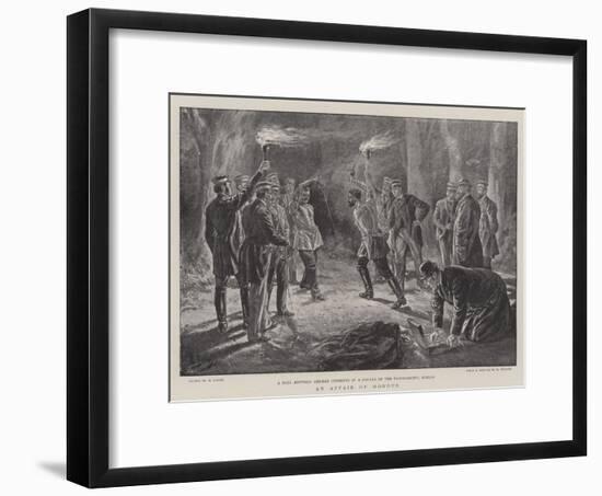 An Affair of Honour-Henri Lanos-Framed Giclee Print