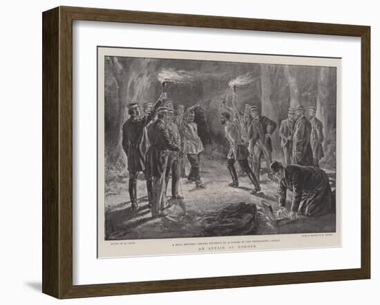 An Affair of Honour-Henri Lanos-Framed Giclee Print