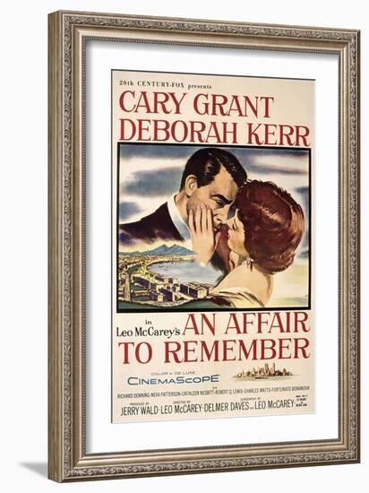 An Affair to Remember, Cary Grant, Deborah Kerr, 1957-null-Framed Premium Giclee Print