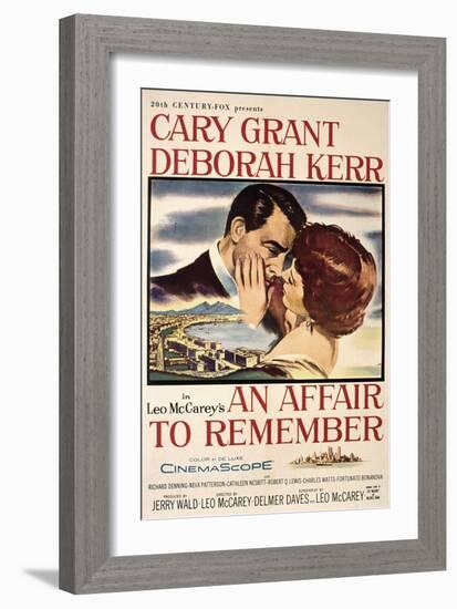 An Affair to Remember, Cary Grant, Deborah Kerr, 1957-null-Framed Premium Giclee Print