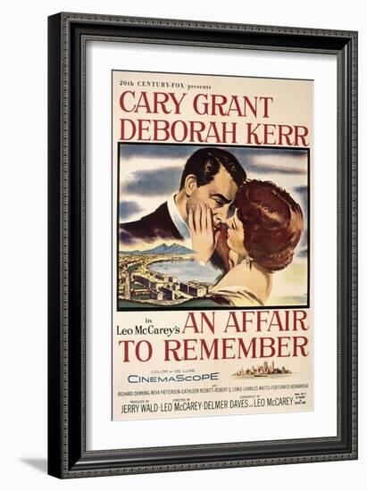 An Affair to Remember, Cary Grant, Deborah Kerr, 1957-null-Framed Art Print