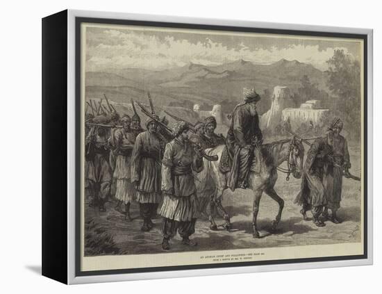 An Afghan Chief and Followers-William 'Crimea' Simpson-Framed Premier Image Canvas