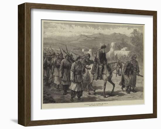 An Afghan Chief and Followers-William 'Crimea' Simpson-Framed Giclee Print