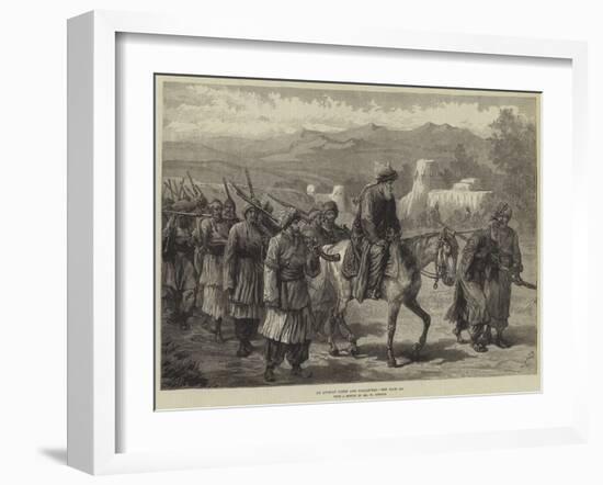 An Afghan Chief and Followers-William 'Crimea' Simpson-Framed Giclee Print
