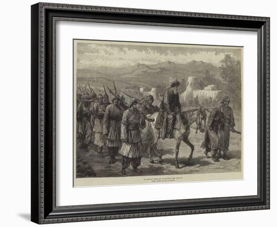 An Afghan Chief and Followers-William 'Crimea' Simpson-Framed Giclee Print