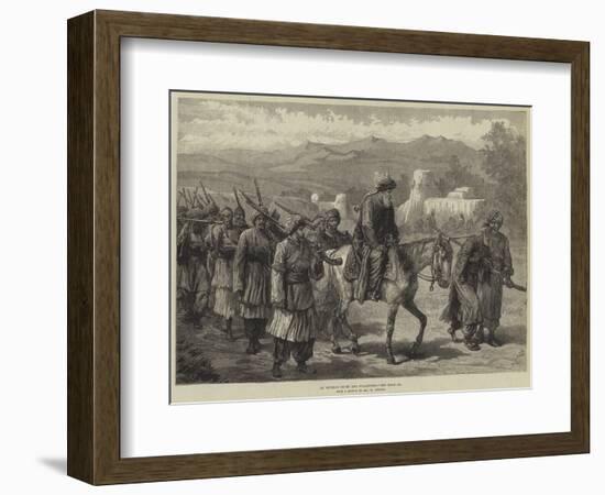 An Afghan Chief and Followers-William 'Crimea' Simpson-Framed Giclee Print