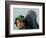 An Afghan Mother Waits with Her Daughter Before Attending Medical Care-null-Framed Photographic Print