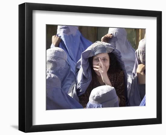 An Afghan Widow-null-Framed Photographic Print