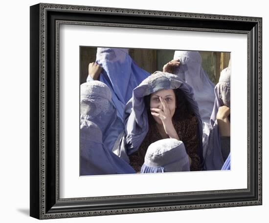 An Afghan Widow-null-Framed Photographic Print