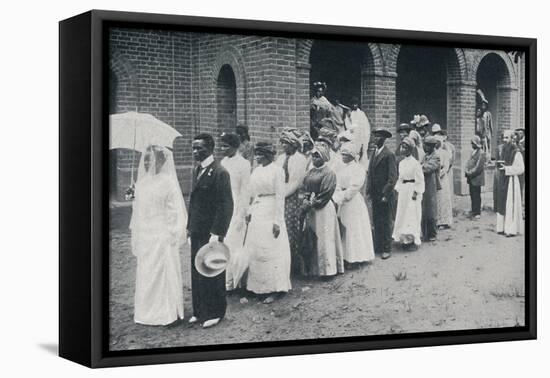 An African Christian wedding procession, 1912-Unknown-Framed Premier Image Canvas