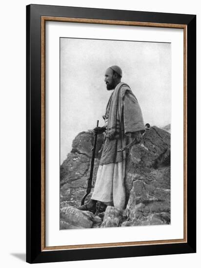 An Afridi Lookout, Khyber and Kohat Pass, Pakistan and Afghanistan, 1922-Holmes & Co.-Framed Giclee Print