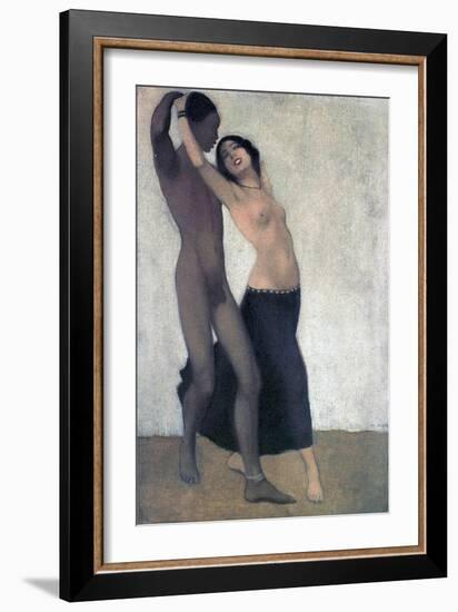 An Afro-European Couple of Dancers, C.1903-Otto Mueller-Framed Giclee Print