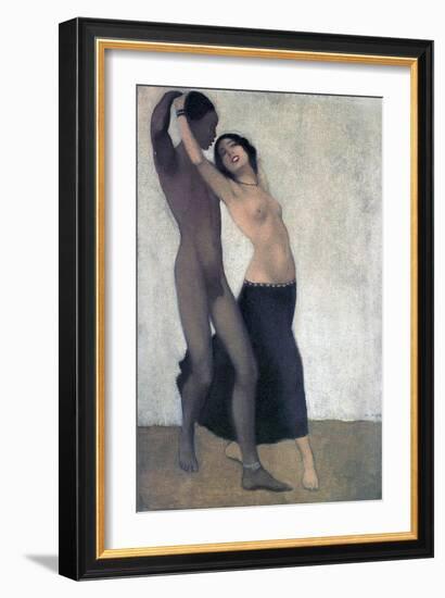 An Afro-European Couple of Dancers, C.1903-Otto Mueller-Framed Giclee Print