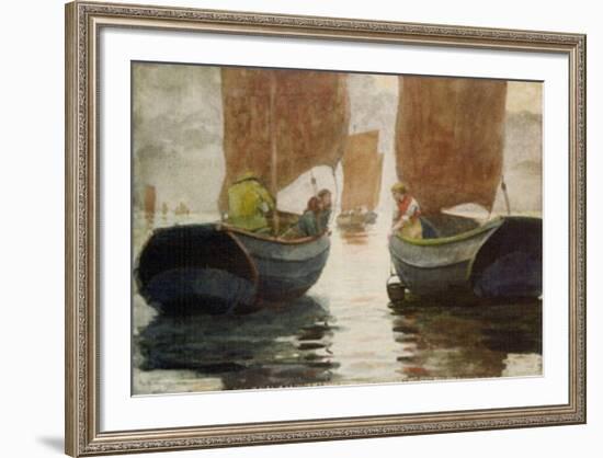 An Afterglow, c.1883-Winslow Homer-Framed Art Print