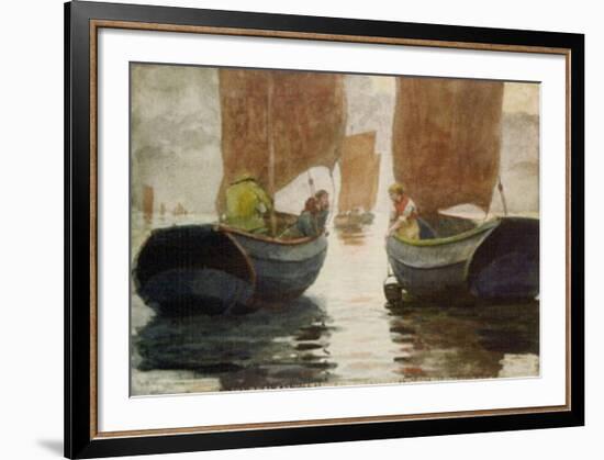 An Afterglow, c.1883-Winslow Homer-Framed Art Print