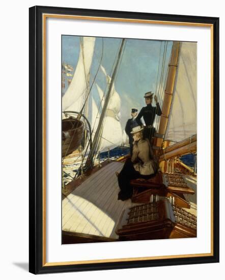 An Afternoon at Sea-Albert Lynch-Framed Giclee Print