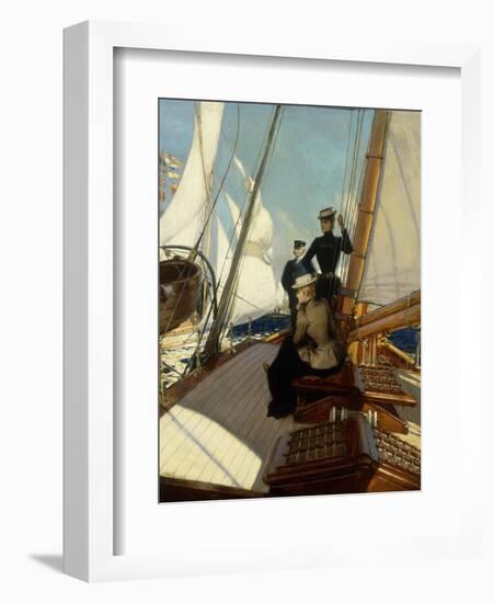 An Afternoon at Sea-Albert Lynch-Framed Giclee Print