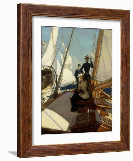 An Afternoon at Sea-Albert Lynch-Framed Giclee Print