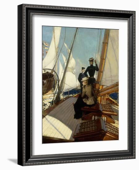 An Afternoon at Sea-Albert Lynch-Framed Giclee Print