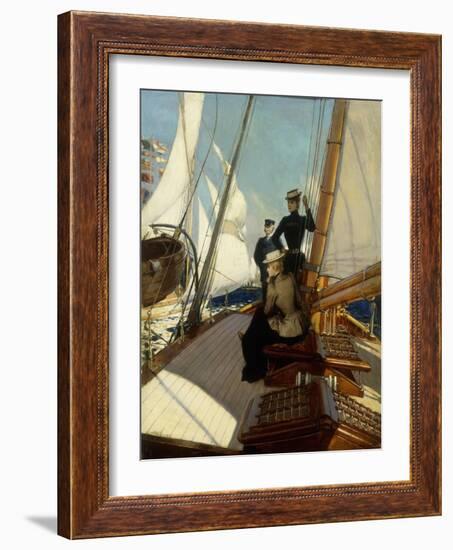 An Afternoon at Sea-Albert Lynch-Framed Giclee Print