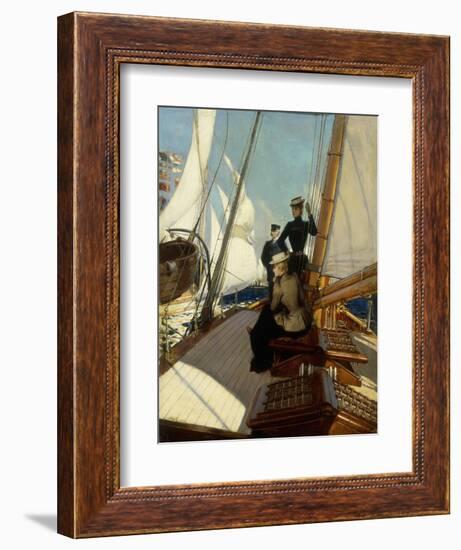 An Afternoon at Sea-Albert Lynch-Framed Giclee Print