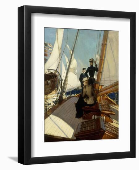 An Afternoon at Sea-Albert Lynch-Framed Giclee Print