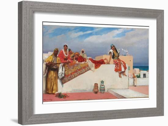 An Afternoon Idyll-Jean Joseph Benjamin Constant-Framed Giclee Print