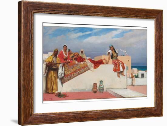 An Afternoon Idyll-Jean Joseph Benjamin Constant-Framed Giclee Print