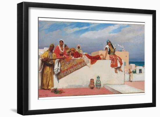 An Afternoon Idyll-Jean Joseph Benjamin Constant-Framed Giclee Print