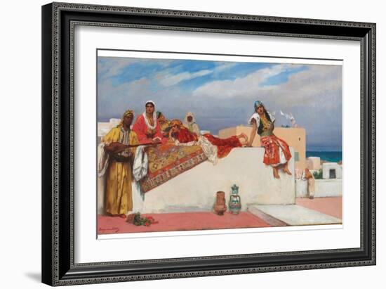 An Afternoon Idyll-Jean Joseph Benjamin Constant-Framed Giclee Print