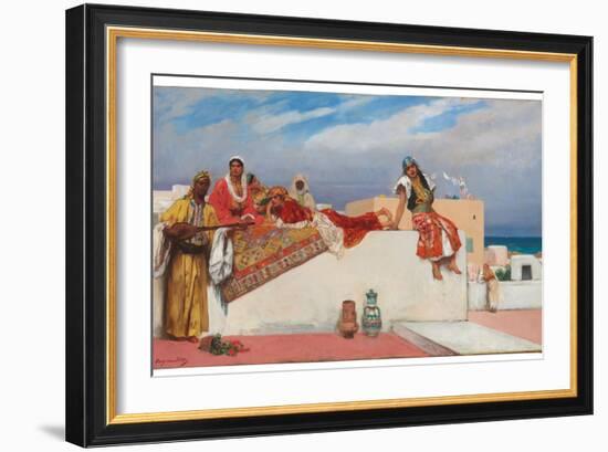 An Afternoon Idyll-Jean Joseph Benjamin Constant-Framed Giclee Print