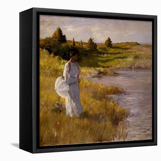 An Afternoon Stroll, C.1890-95-William Merritt Chase-Framed Premier Image Canvas