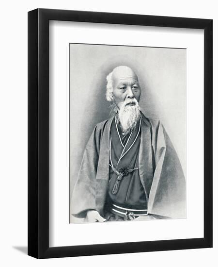 An aged Japanese doctor in full dress costume, 1902-Unknown-Framed Photographic Print