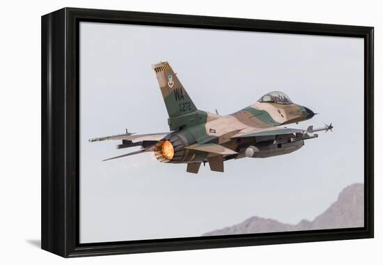 An Aggressor F-16C Fighting Falcon of the U.S. Air Force-Stocktrek Images-Framed Premier Image Canvas