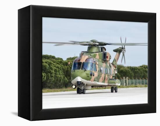 An Agusta Westland EH101 of the Portuguese Air Force-Stocktrek Images-Framed Premier Image Canvas