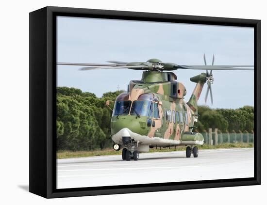 An Agusta Westland EH101 of the Portuguese Air Force-Stocktrek Images-Framed Premier Image Canvas