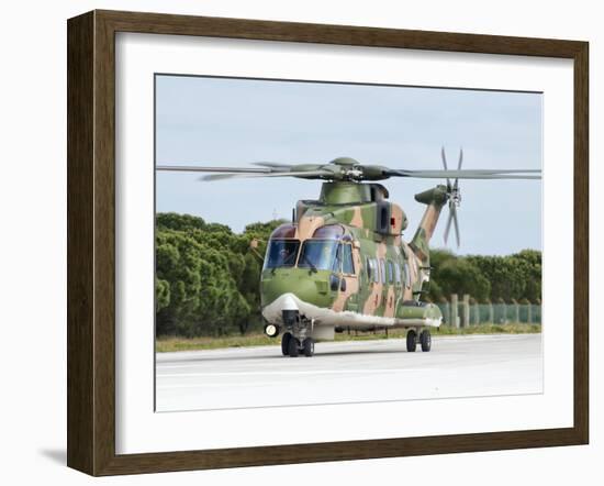 An Agusta Westland EH101 of the Portuguese Air Force-Stocktrek Images-Framed Photographic Print