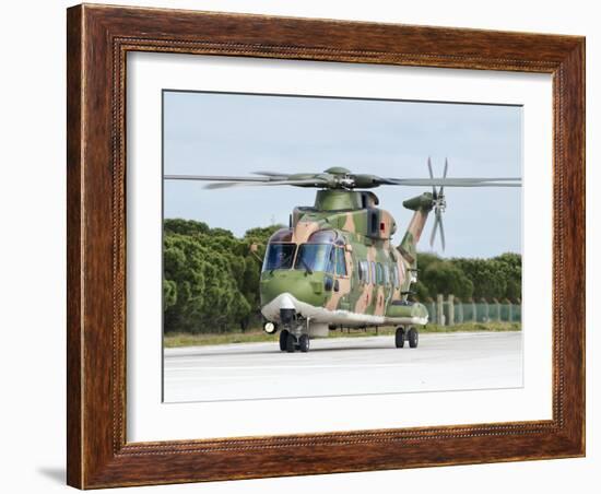 An Agusta Westland EH101 of the Portuguese Air Force-Stocktrek Images-Framed Photographic Print