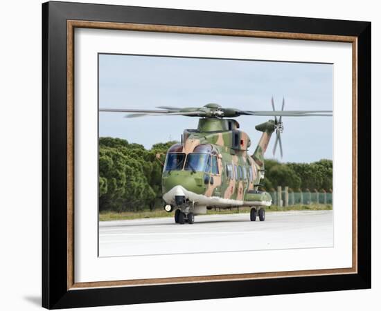 An Agusta Westland EH101 of the Portuguese Air Force-Stocktrek Images-Framed Photographic Print