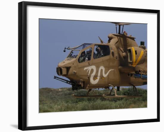 An AH-1S Tzefa Attack Helicopter of the Israeli Air Force-Stocktrek Images-Framed Photographic Print