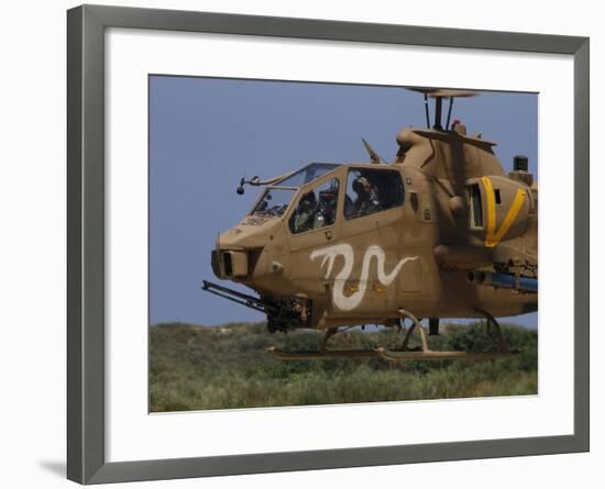 An AH-1S Tzefa Attack Helicopter of the Israeli Air Force-Stocktrek Images-Framed Photographic Print