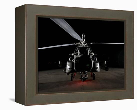 An Ah-64D Apache Longbow-null-Framed Premier Image Canvas