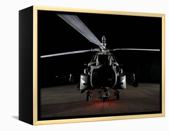 An Ah-64D Apache Longbow-null-Framed Premier Image Canvas