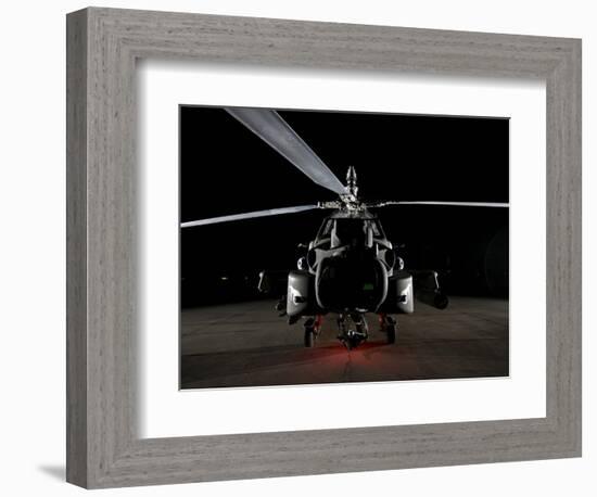 An Ah-64D Apache Longbow-null-Framed Photographic Print