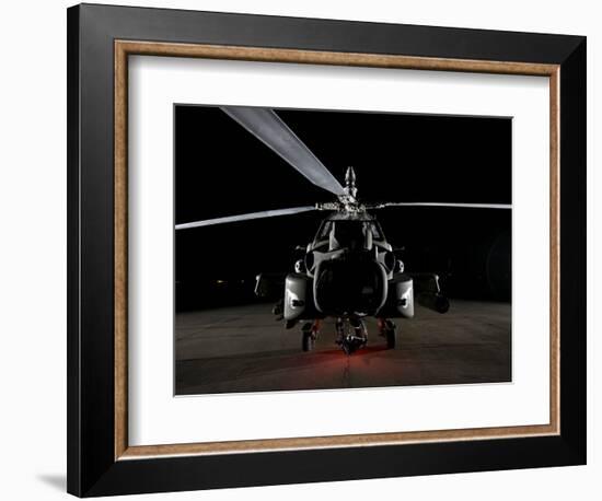 An Ah-64D Apache Longbow-null-Framed Photographic Print