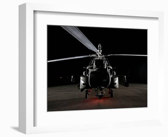 An Ah-64D Apache Longbow-null-Framed Photographic Print